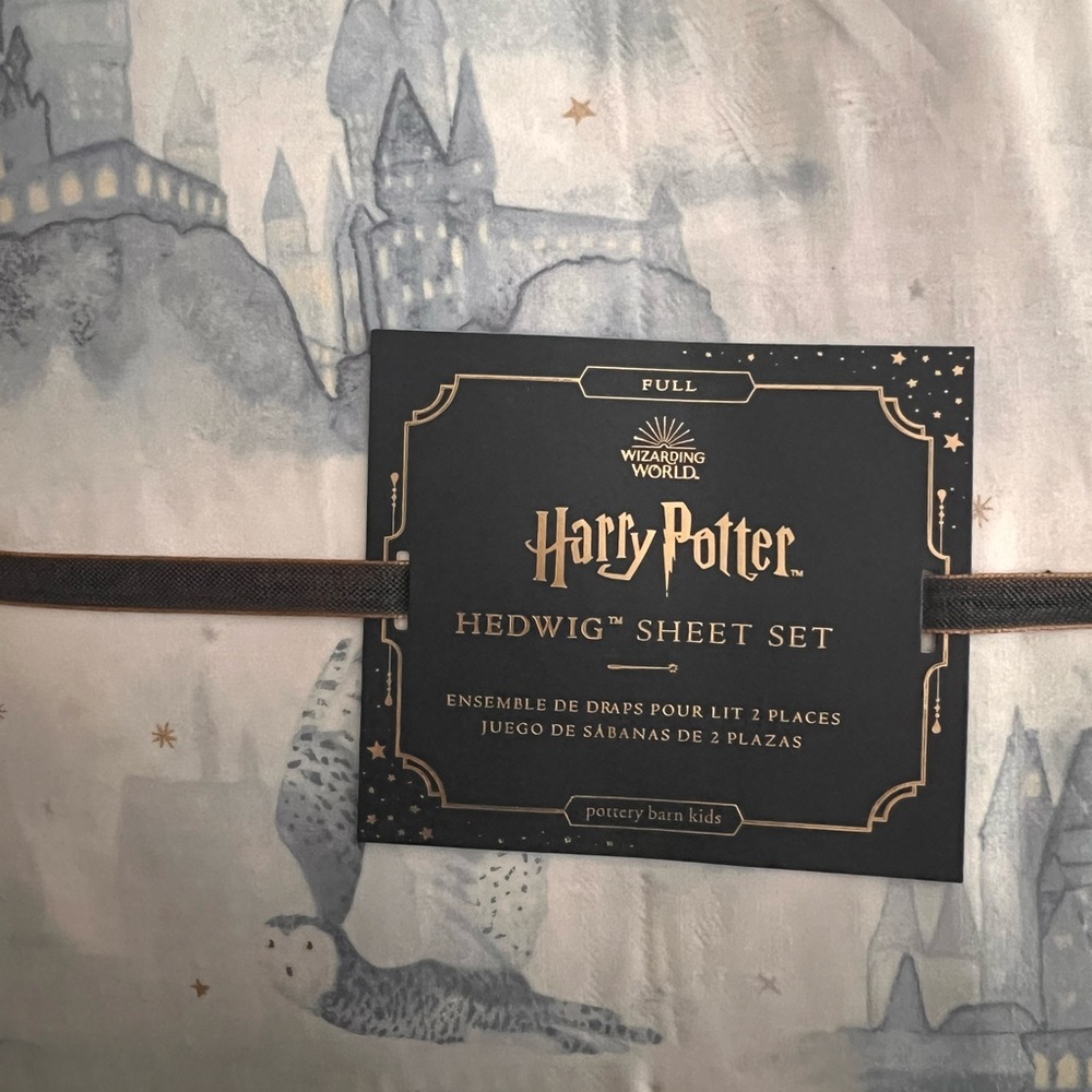 POTTERY BARN HARRY POTTER FULL SHEET SET
